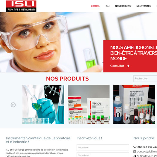 Nouveau Site Web ISLI
